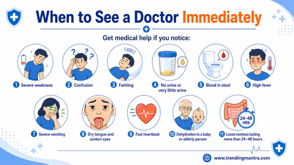 When to see a doctor ORS