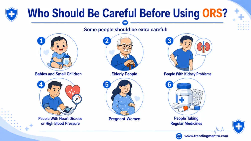 Who should be careful : ORS benefits